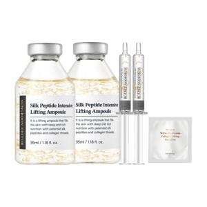[홈쇼핑완판] 실크 펩타이드 녹는실 리프팅 앰플 35ml 2개 + 페이스 글로스 1ml