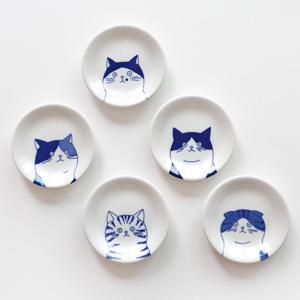 큐티네코 앞접시 12.5cm 세트 5P MADE IN JAPAN