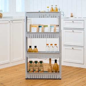 틈새에 쏙 들어가는 초슬림선반 4단 폭12.2cm