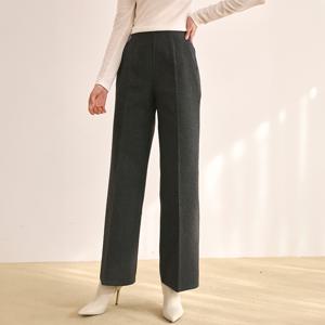 세미와이드핏 헤링본 기모 팬츠 2종 세트