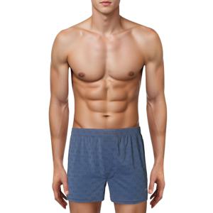 휠라언더웨어 폴리 스판 투톤 로고 JQ 남성 트렁크 TKG3605MCBT