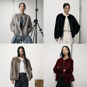 사파이어 휘메일 풀스킨 밍크자켓