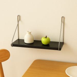 공간데코벽선반(40x195cm)(블랙)무타공선반 벽선반 인테리어선반 원목벽선반 우드벽선반