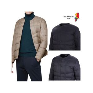 [하프클럽] (남성)라운드노카라경량 구스다운 점퍼_MMM4DJ91