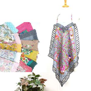 [시골양품점]플라워 레이스 매너 앞치마손수건[DO20825]무릎덮개,턱받이스카프,휴대용앞치마