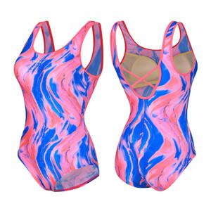 [티막] 강습용초보용원피스여성실내수영복EKF0101PK