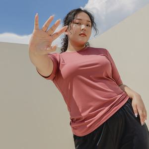 [제작] 제로핏 텐션업 반팔 티셔츠 61063 빅사이즈 여성의류