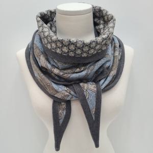 기모 여성 벨트 마름모 롱 머플러 스카프