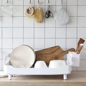 라띠르 화이트 식기건조대 1단