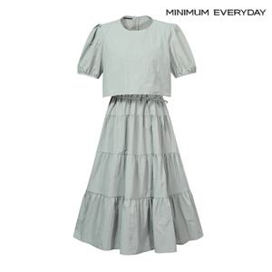 정상가:99,000원 ㅣ [미니멈 에브리데이]퍼프 라운드 캉캉 원피스 (EB2OW025D)