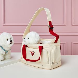 펫본 프렌치 튼튼한 이동 가방 레드