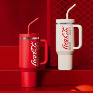 GERM 코카콜라 3웨이 진공 스텐 빨대 텀블러 1200ml