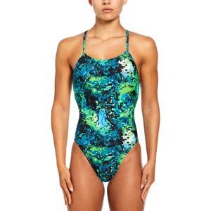 나이키스윔 여자수영복 펑키 글레어 레이스업 타이백 NESSE008-302