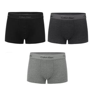 캘빈클라인 코튼 스트레치 3팩 세트 로우라이즈 트렁크 남자 언더웨어 팬티 블랙/차콜/그레이 NB4389-001