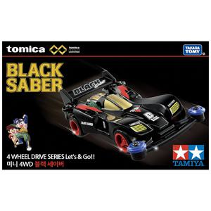 프리미엄 언리미티드 타미야 우리는 챔피언 미니 4WD 블랙 세이버 미니카 모형
