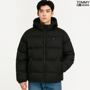 남성 솔리드 미니로고 에센셜 헤비 덕다운 패딩점퍼 T32F7QJC51TMT1-B