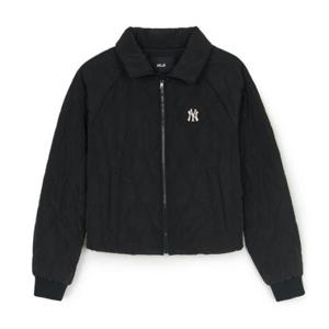 MLB패딩 GQC 3FPDB0146-50BKS 여성 세로 물결퀼팅 패딩자켓