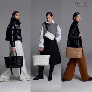 [THE TASTE] 비비드 글로스 라지 패딩백 + 클러치 TT017