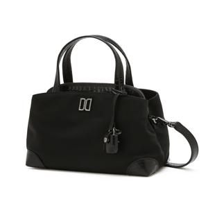 [인기신상] 벨포드 크로커 배색 블랙 나일론 토트백 S DCBA6E054BK