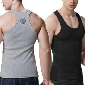 제이케이 국산 순면 무지 골지 망고나시 남자 민소매 면티