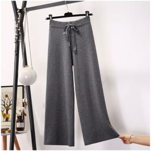 [하프클럽/모노위크]부들부들 편한 3컬러 여성 와이드 일자 니트 밴딩 팬츠