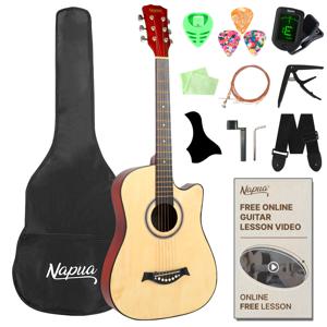 나푸아 NG127 입문용 통기타 입문 연습용 어린이 여성용 미니기타 독학