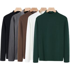 겨울 남성 기모티셔츠 반폴라티 반목폴라 긴팔티셔츠 반목티