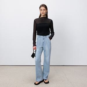 [최초가 79,900원] 25SS 에어리 원턱 와이드데님 2