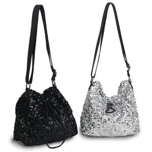 코리아. 카이나 스팽글 숄더백. RA25-067