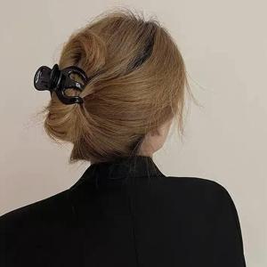 작은무광 바렛 반묶음 미니핀 앞머리 헤어집게핀 쁘띠 집게핀 헤어집게핀 올림머리집게핀