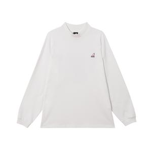 워시드 베이스볼 그래픽 오버핏 긴팔 티셔츠 3541 오프화이트