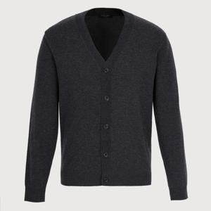 솔리드울100 소재 기본 가디건 니트 MIVBC4F8361