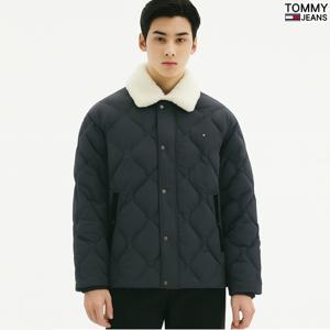타미진 남성 쉐르파 탈착 코듀로이카라 덕다운 퀼팅점퍼 T32F6QJC20TML1-B