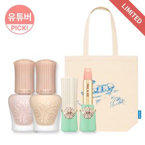 [기획] 모이스처 톤업 베이스 15ML + 고양이 립밤 (고양이 헤어클립+기프트박스)