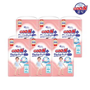 군 기저귀 플러스 소프트터치 팬티 대형(L) 44P x 6팩