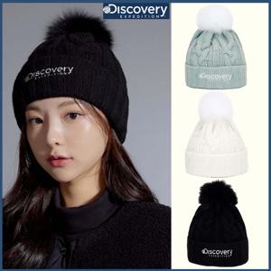 디스커버리 겨울 공용 케이블 폼폼 안감 비니 DXBN4583N CJDTT