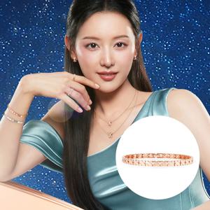 [김지원 착용/스톤헨지] 크로싱 14K 팔찌 SA24C34F