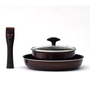 [내일도착]퀸센스 홈앤캠핑 분리형 매직핸들 냄비세트 4P 5중