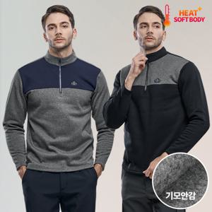 데일리무드 남성 기모 집업 티 겨울용 도톰한 빅사이즈 운동복 등산복 작업복(SY23LT081M)