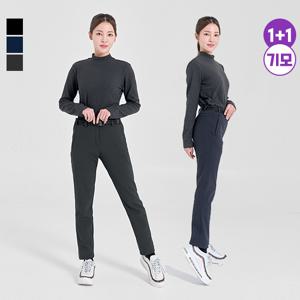 [BEST][1+1] 여성 한파 보온 기모 본딩 데일리 라인 팬츠 MVP3458W