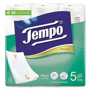 프랑스직수입 템포 5겹 롤티슈 화장지 9롤 1팩