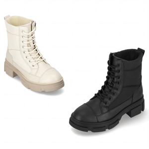 마쯔 여성 패딩형 워커 부츠 4cm LCWA09M54V