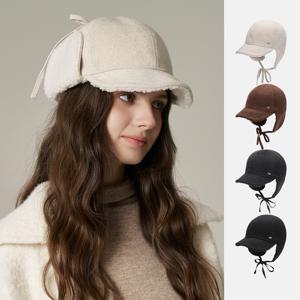 울 헤어 이어머프 캡 오비크 (4 colors)