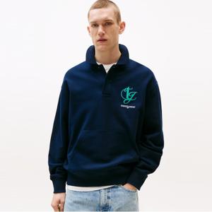 [정상가: 179000원] 타미진스 컬러 블록 럭비 스웨트셔츠 (T32F6TTO11TMT1C1G)