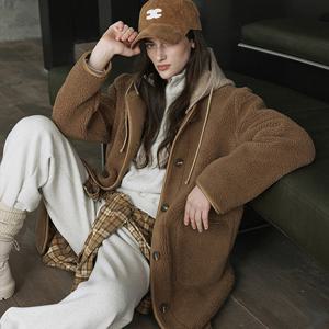 GGPX 25FW 더블 플리스 후디드 재킷 1종 GX254F0101JK