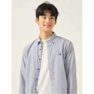 [12/31 예약발송] 핀 스트라이프 셔츠  네이비 (BC5864C16R)