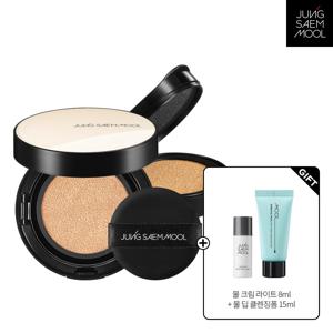 에센셜 스킨 누더 쿠션 본품+리필 + 물크림 라이트 8ml + 딥 클렌징 폼15ml