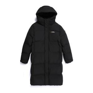 N254UDW860 카이만 프로 롱기장 구스다운 점퍼 BLACK