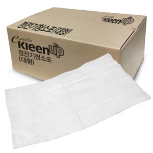 강한흡착력 먼지제거 대용량 400매 실속포장 정전기청소포 대형 청소부직포