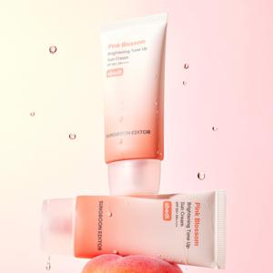 [1+1] 핑크 생기 톤업 선크림 50ml SPF 50+ PA+++